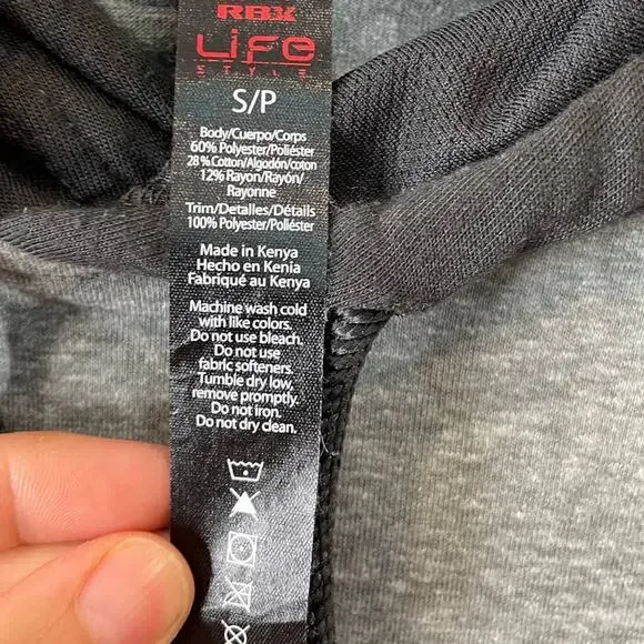 Reebok Life Style Hooded T Shirt Size Small - Picture 3 of 5